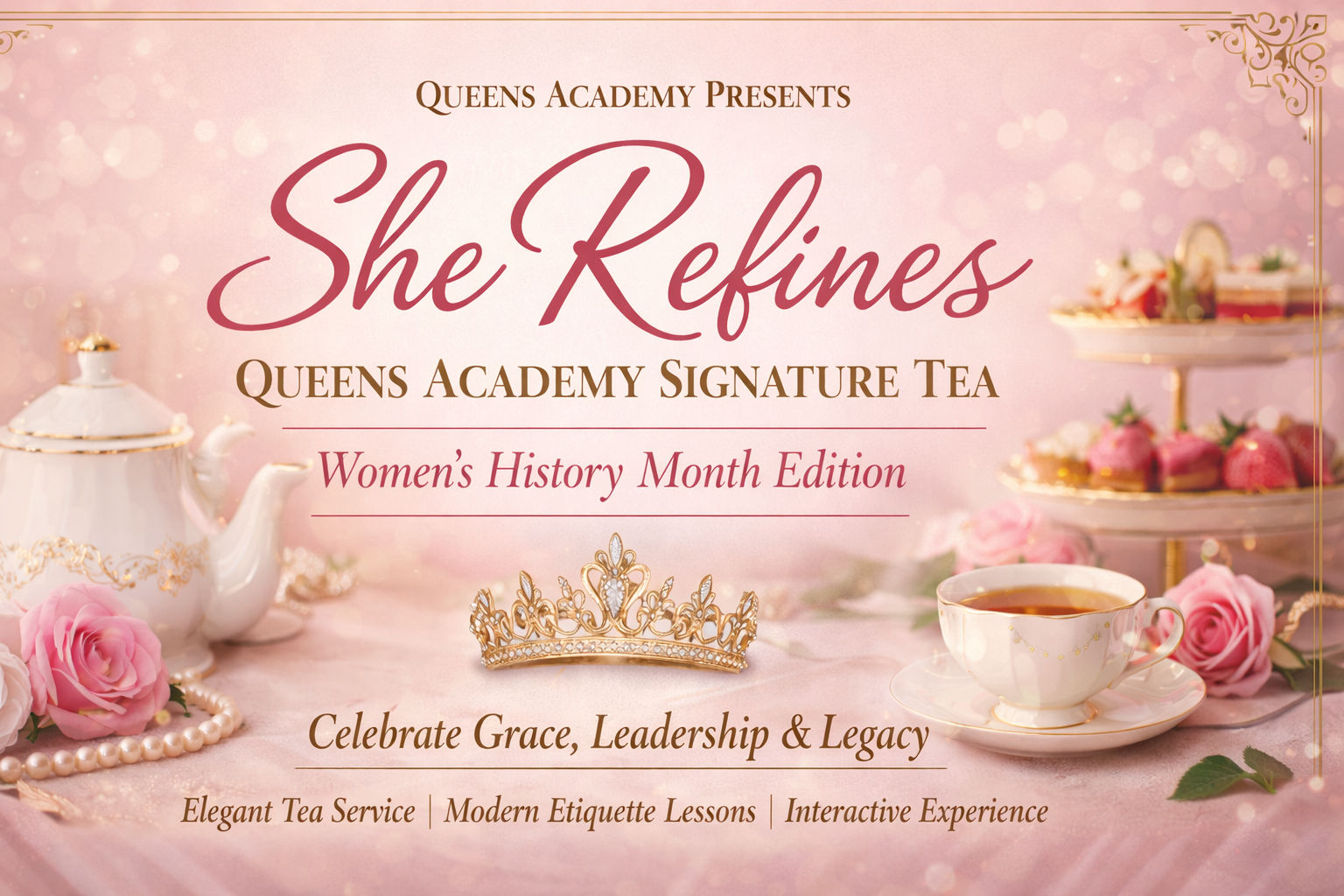Queens Academy Etiquette 101 Signature Tea